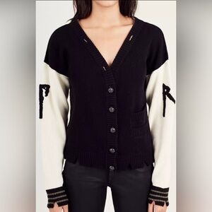 True Religion Distressed Women’s Cardigan Size Small
